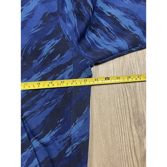 Nike Hoodie Sportswear Essentials  All Over Print Blue/Red mens size‎ M Y2K - Picture 5 of 6